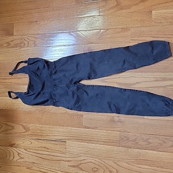 NWOT FP Movement by Free People Good Karma Onesie in Washed Black - Picture 3 of 8